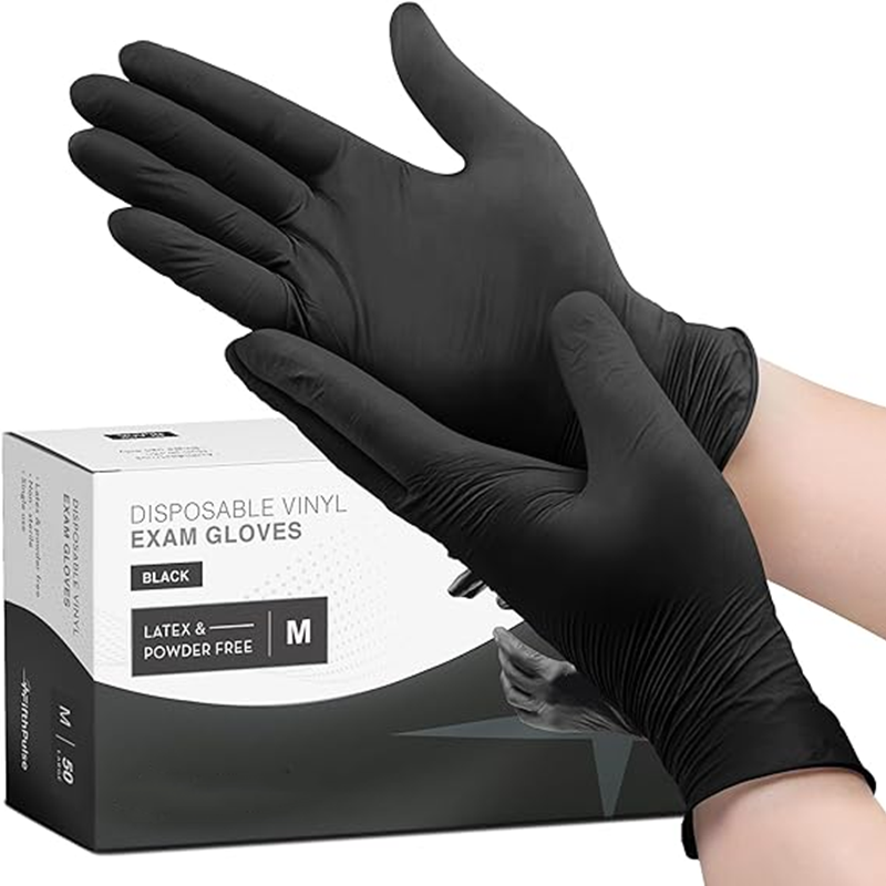Latex Disposable Glove - 20/50/100PCS Disposable Nitrile Gloves Black Latex