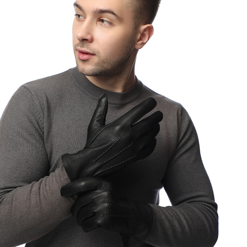 Men's faux deer leather wool-l - đánh giá và giá Wool Glove Lined