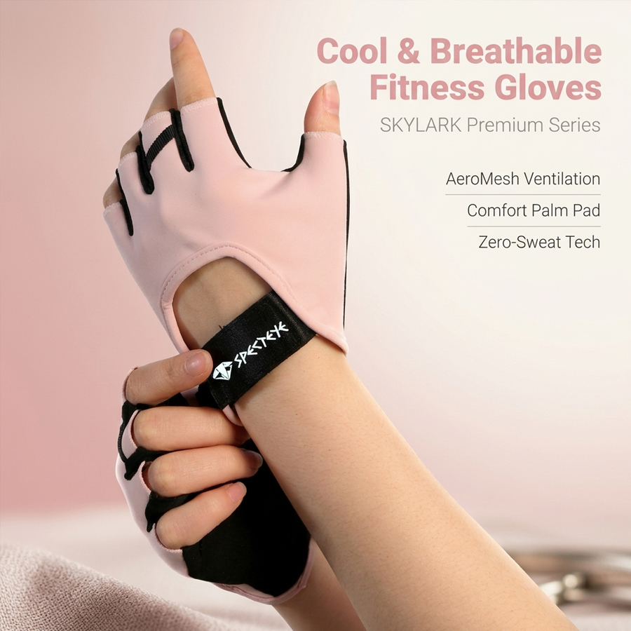 Women Pink Half Finger Fitness - đánh giá và giá Cycling Glove Padded