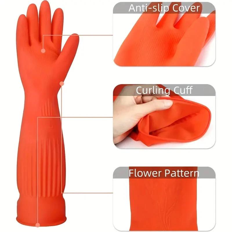 Long Reusable Rubber Dishwashi - đánh giá và giá Dish Glove Rubber