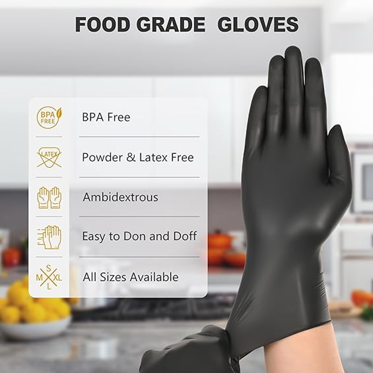 Heavy-Duty Black Disposable Ni - đánh giá và giá Latex Disposable Glove
